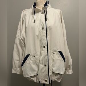 CS Essentials Cream and Navy Reversible Jacket